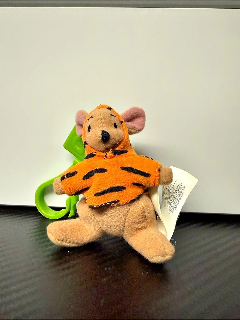 Disney The Tigger Movie Roo Plush Key Clip Orange & Green